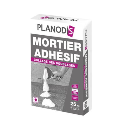 Mortier adhésif Planodis 25kg collage des doublages