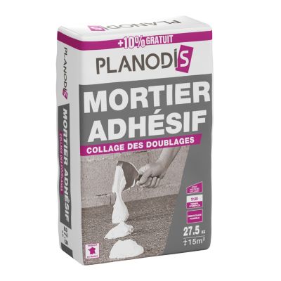 Mortier adhésif Planodis 27,5kg collage des doublages