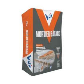 Mortier bâtard VPI gris 25kg spécial terre cuite