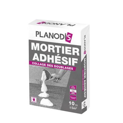 Mortier colle adhésif Planodis 10kg collage des doublages