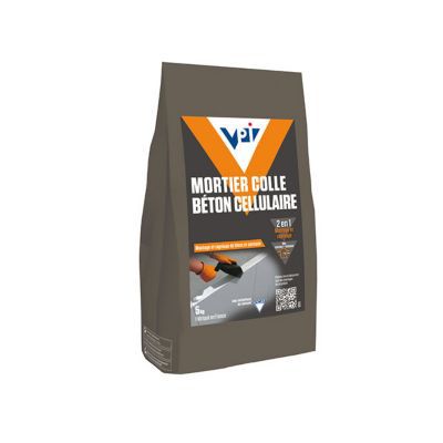 Mortier colle b ton cellulaire 5kg montage et ragr age Castorama