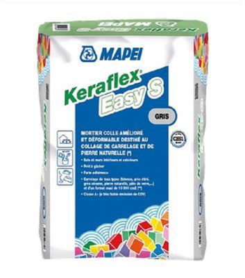 Mortier colle KERAFLEX EASY S - Gris - sac de 25 kg - MAPEI