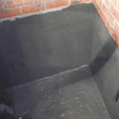 Mortier écran d'étanchéité (20kg, Blanc). Imperméabilisation pour façades, murs, piscines, réservoirs d'eau. Prévient fuites d'eau