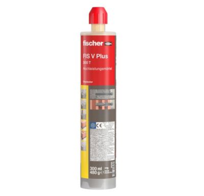 Mortier d injection haute performance fischer FIS V Plus 360 S avec 2 melangeurs 360 ml