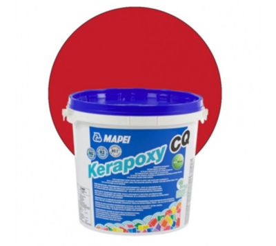 Mortier de jointoiement 3Kg KERAPOXY CQ  165 - Rouge Cerise MAPEI