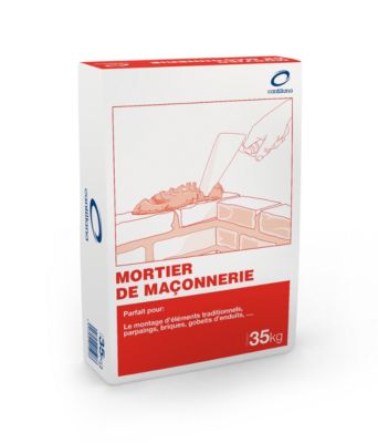 Mortier de maçonnerie pour parpaings ou briques 35 kg — free download