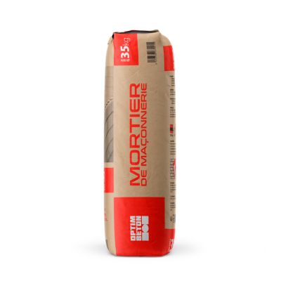 Mortier de maçonnerie sac de 35kg pour murs et sols