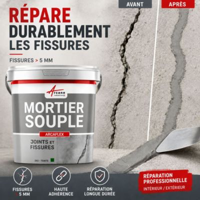 Mortier joint souple - ARCAFLEX  - 2 kg - ARCANE INDUSTRIES