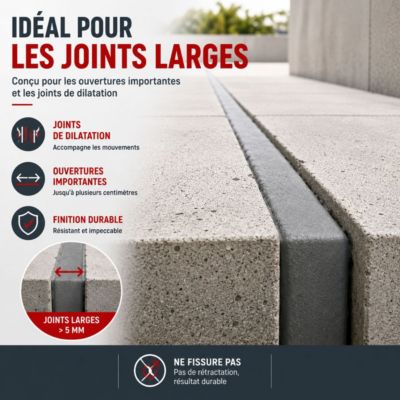 Mortier joint souple - ARCAFLEX  - 2 kg - ARCANE INDUSTRIES