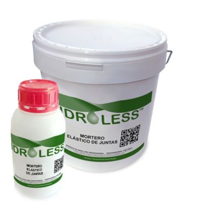 Mortier élastique imperméable à joints Idroless (4kg + 1kg) Solution bicomposante pour jointoiement des carreaux et des pavés