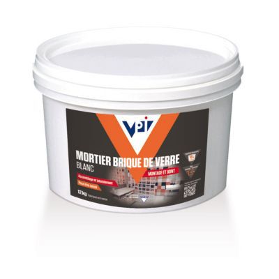 Mortier montage brique de verre 12kg