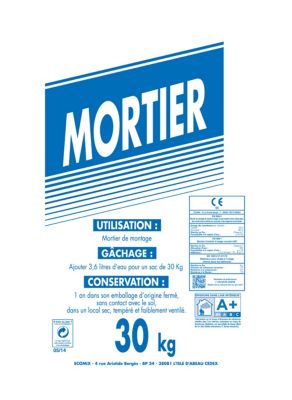 Mortier neutre 30 kg