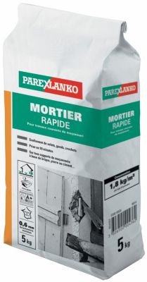 Mortier rapide de réparation 5 kg Parexlanko