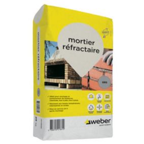 Mortier colle mortier refractaire de reparation Castorama