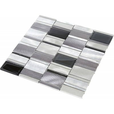 Mosaïque Alu / Verre - Gris - DECOON