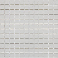 Mosaïque blanc 30x30cm Plain