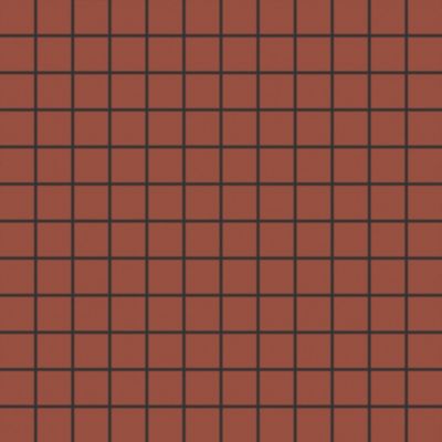 Mosaïque de grès cérame QUADROCOLOR UNI -  Red -