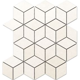 Mosaïque en gres sur maille pour salle de bain ou cuisine 30.5 cm x 26.5 cm - Milky way