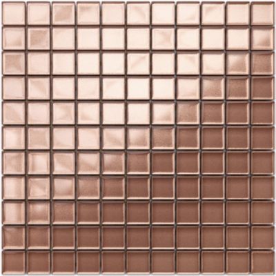 Mosaïque en verre sur filet pour salle de bain ou cuisine 30 cm x 30 cm - Sun tanning