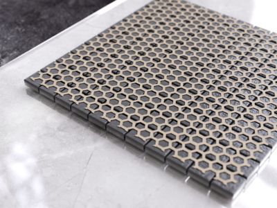 Mosaïque en verre sur filet pour salle de bain ou cuisine 30 cm x 30 cm - Sun tanning