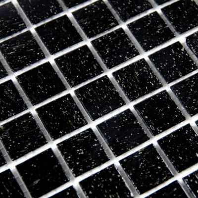 MOSAÏQUE NOIR 1 PLAQUE 32,7 x 32,7 CM CASA LINEA
