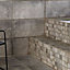 Mosaïque sol et mur grise 30 x 30 cm Container