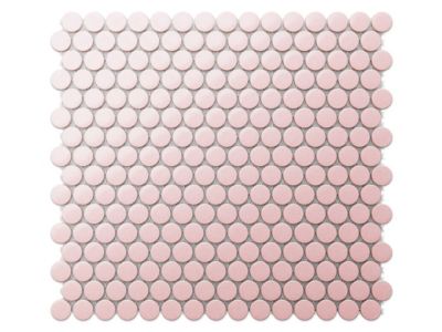 Mosaïque sur résille pour salle de bain et cuisine en céramique 29.3 cm x 31.7 cm - Pink panther