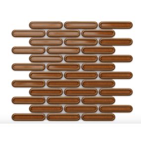 Mosaïque sur résille pour salle de bain et cuisine en céramique 30 cm x 30.5 cm - Caramel savoiardi