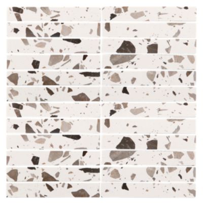 Mosaïque 30 x 30 cm Terrazzo moucheté Mat Inter