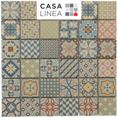 Mosaïque Andalousie 31 x 31 cm multicouleur