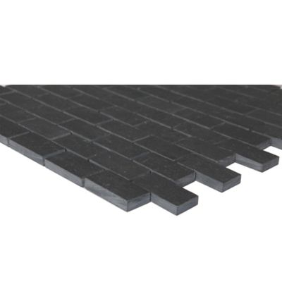 Mosaïque anthracite 30x30cm Slate GoodHome