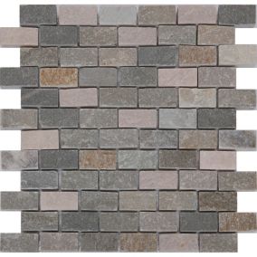 Mosaïque beige 30x30cm Quartzite