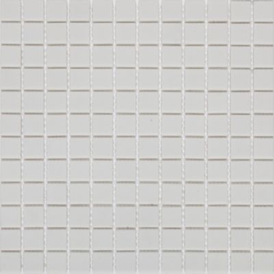 Mosaïque blanc 30x30cm Plain carré GoodHome