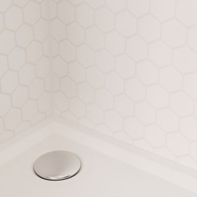 Mosaïque blanc 30x30cm Plain GoodHome