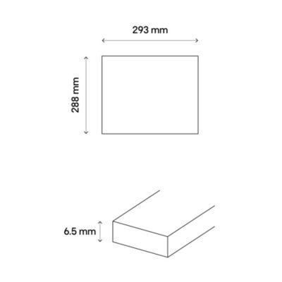 Mosaïque céramique bleu L. 29,3 x l. 28,8 cm GoodHome