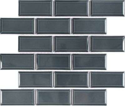 Mosaïque céramique bleu L. 29,3 x l. 28,8 cm GoodHome