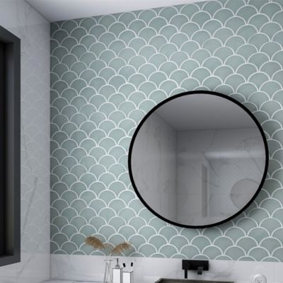 Mosaïque céramique gris L. 25,9 x l. 27,3 cm GoodHome