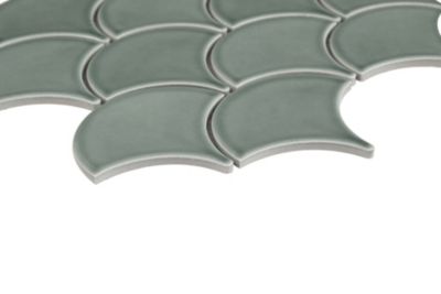 Mosaïque céramique gris L. 25,9 x l. 27,3 cm GoodHome