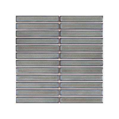 Mosaïque Céramique Blanc-gris-noir – Pour Salle De Bain, Cuisine Ou Douche, Effet Martelé Et Brillant