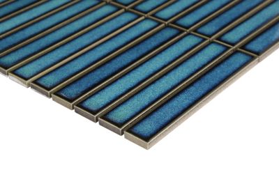 Mosaïque céramique Luisa bleu L. 29,8 x l. 29,5 cm GoodHome