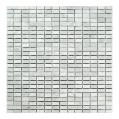 Mosaïque Crillo blanc 30 x 30 cm GoodHome