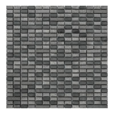 Mosaïque Crillo gris 30 x 30 cm GoodHome