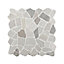 Mosaïque galet gris 30 x 30 cm Palladiana