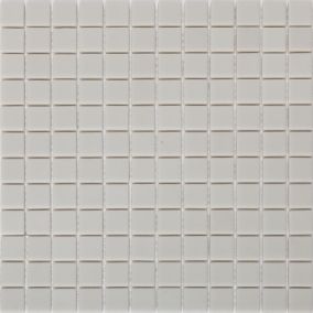 Mosaïque gris chaud 30x30cm Plain carré