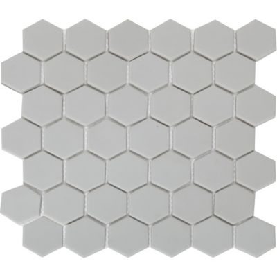 Mosaïque gris clair 30x30cm Plain