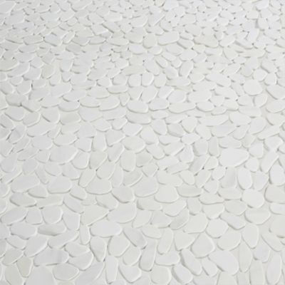 Mosaïque ivoire 31,5x31,5cm Malaca pierre naturelle