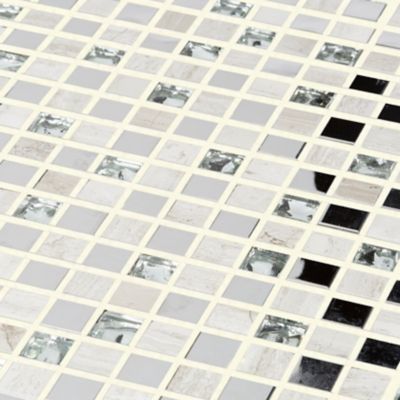 Mosaïque Mecine gris 30 x 30 cm Colours