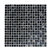 Mosaïque Milaino 30 x 30 cm Colours noir