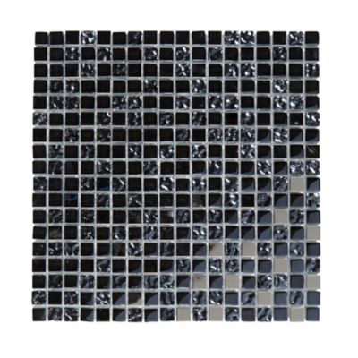 Mosaïque Milaino 30 x 30 cm Colours noir