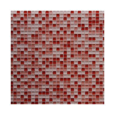 Mosaïque mix rouge brillant 30 x 30 cm Akira